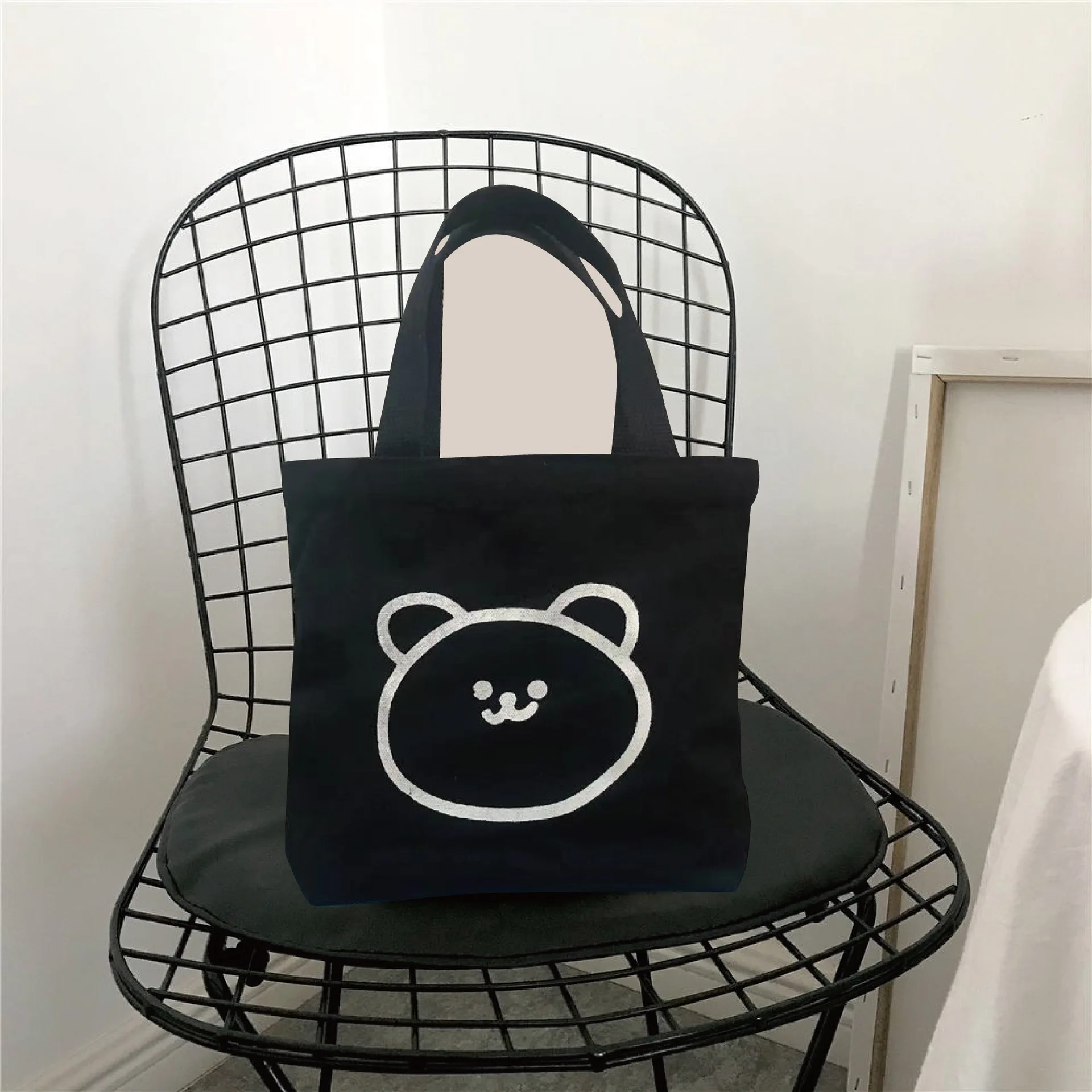 Cute Bear Shopper Handbags Shoulder Fashion Canvas Casual Shopping Girls Women Graphic Tote BagJapanese Cartoon Small Shoulder
Cute Bear Shopper Handbags Shoulder Fashion Canvas Casual Shopping Girls Women Graphic Tote BagJapanese Cartoon Small Shoulder
