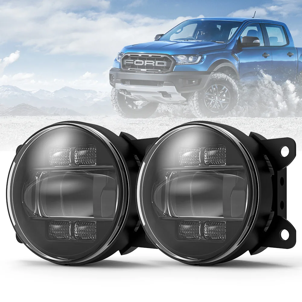 Multifunctional waterproof shockproof car headlights pickup truck fog light headlights LED driving lights daytime running lights
Multifunctional waterproof shockproof car headlights pickup truck fog light headlights LED driving lights daytime running lights