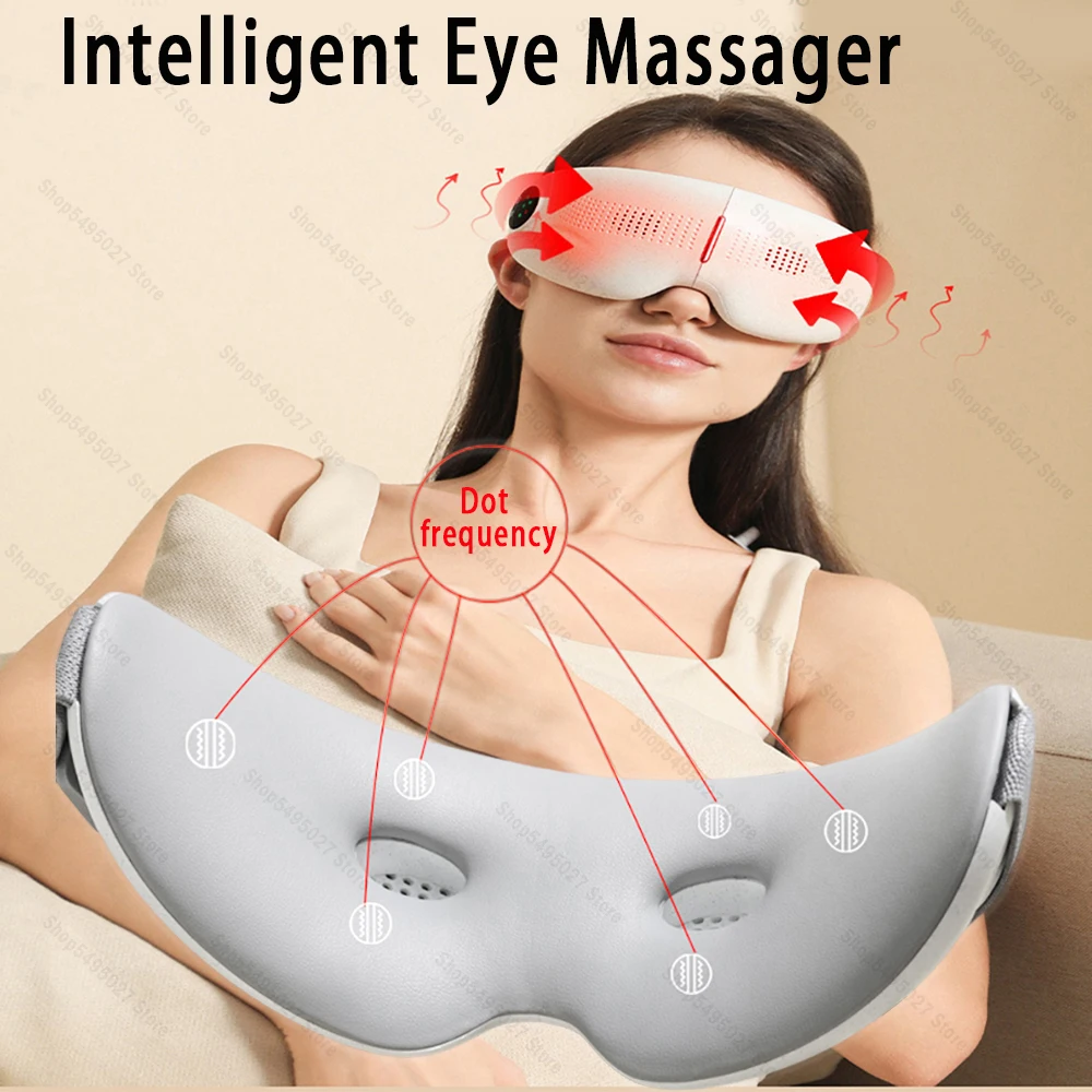 Intelligent Eye Massager Vibrating Hot Compress Eye Protection Device Relieve Eye Dryness And Fatigue Eye Care Relax Massage
Intelligent Eye Massager Vibrating Hot Compress Eye Protection Device Relieve Eye Dryness And Fatigue Eye Care Relax Massage