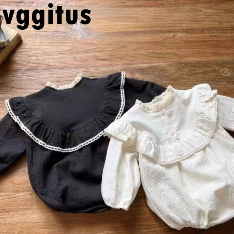 Korean Style Spring Autumn Baby Girl Bodysuit Round Neck and Long Sleeves Ruffles Patchwork Jumpsuit Newborn Clothing E3680
Korean Style Spring Autumn Baby Girl Bodysuit Round Neck and Long Sleeves Ruffles Patchwork Jumpsuit Newborn Clothing E3680