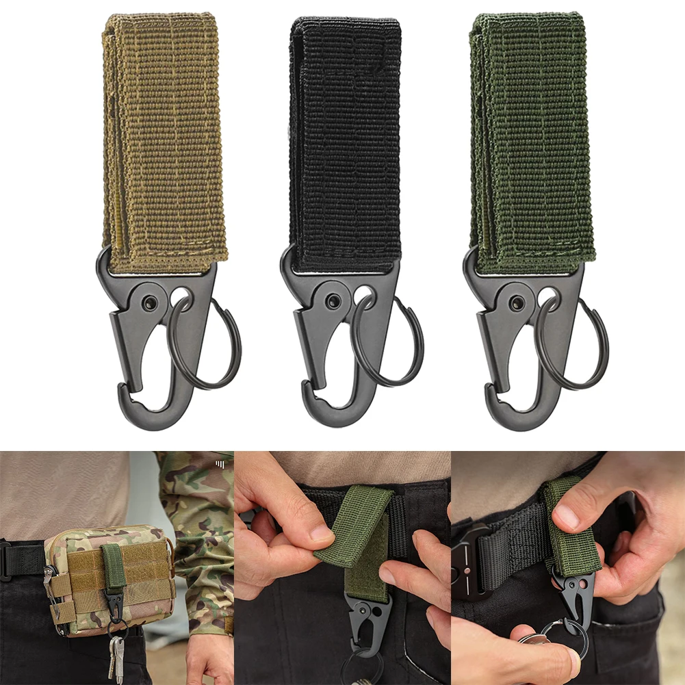 Carabiner Nylon Key Hook Military Webbing Buckle Belt Hanging System 100x30mm Outdoor Hiking Accessories For Camping Carabiner
Carabiner Nylon Key Hook Military Webbing Buckle Belt Hanging System 100x30mm Outdoor Hiking Accessories For Camping Carabiner
