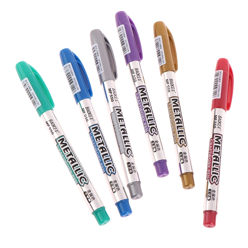 14cm DIY Metallic Waterproof Permanent Paint Marker Pens Gold And Silver For Drawing Students Supplies Marker Craftwork Pen New
14cm DIY Metallic Waterproof Permanent Paint Marker Pens Gold And Silver For Drawing Students Supplies Marker Craftwork Pen New