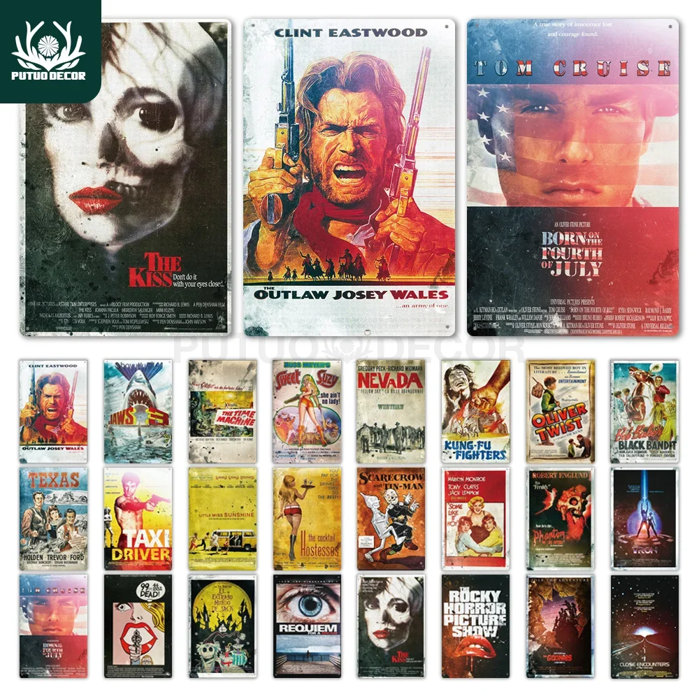 Putuo Decor Vintage Movie Metal Poster Metal Sign Plaque Metal Tin Sign Bar Pub Club Wall Decor Retro Home Decorative Plate
Putuo Decor Vintage Movie Metal Poster Metal Sign Plaque Metal Tin Sign Bar Pub Club Wall Decor Retro Home Decorative Plate