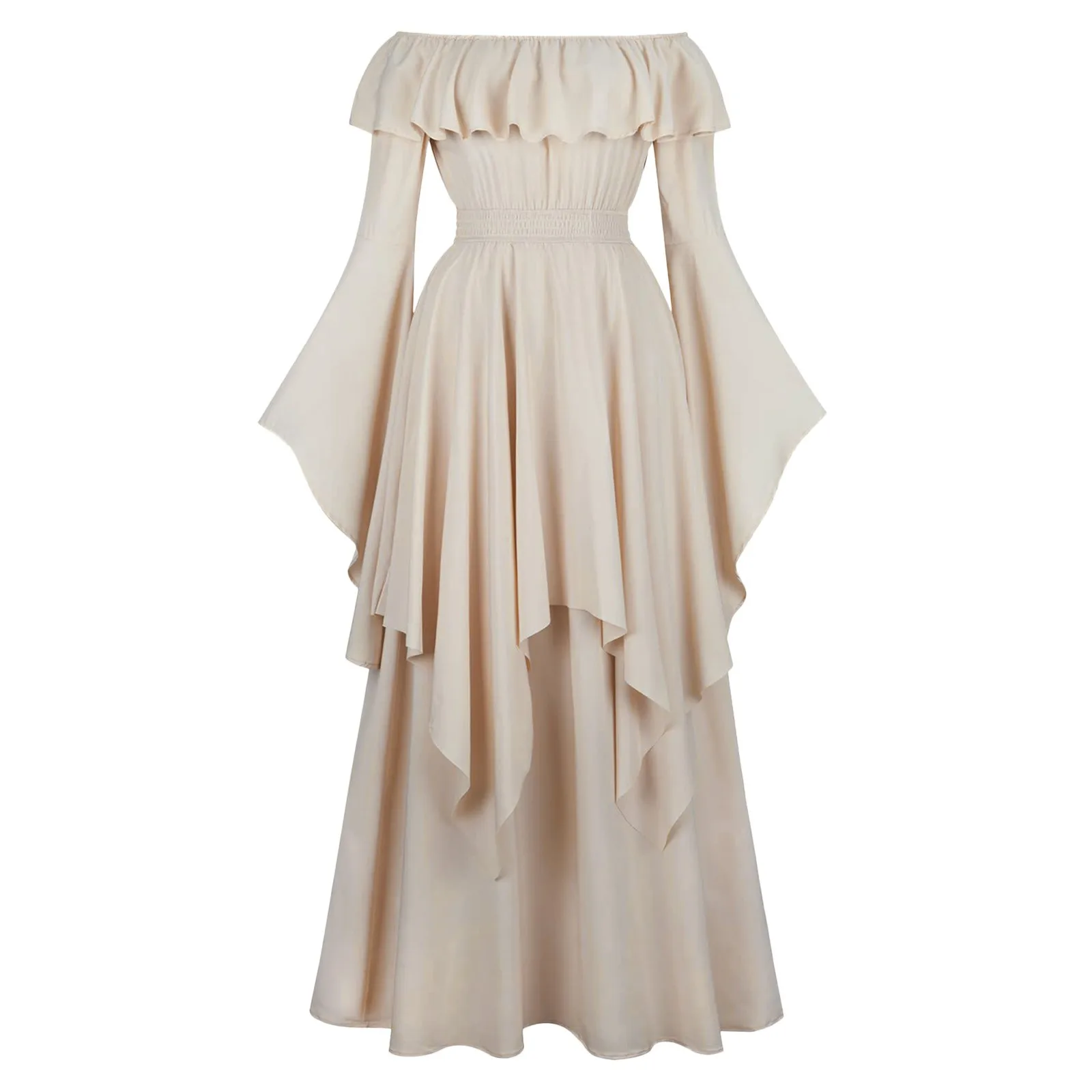 Halloween Medieval Renaissance Long Dress Elegant Boho Off Shoulder Smocked Waist Retro Costume Gown Carnival Dress Up Party
Halloween Medieval Renaissance Long Dress Elegant Boho Off Shoulder Smocked Waist Retro Costume Gown Carnival Dress Up Party