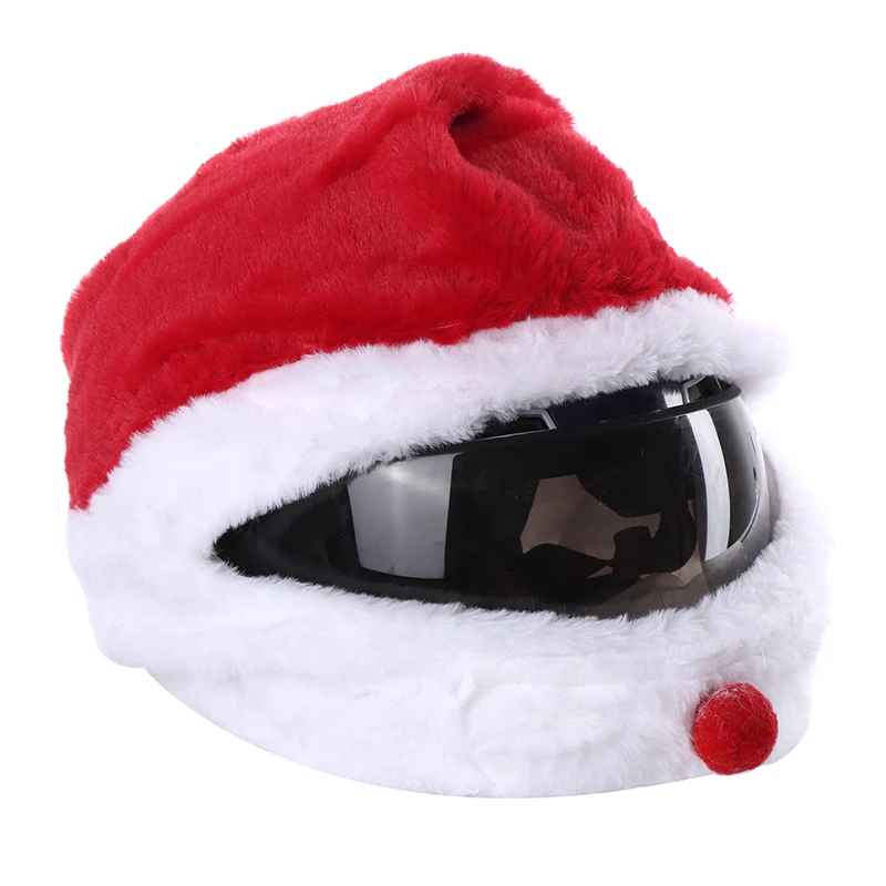 

Рождественский креативный плюшевый чехол для шлема для мужчин долговечная защита для шлема привлекательный удобный