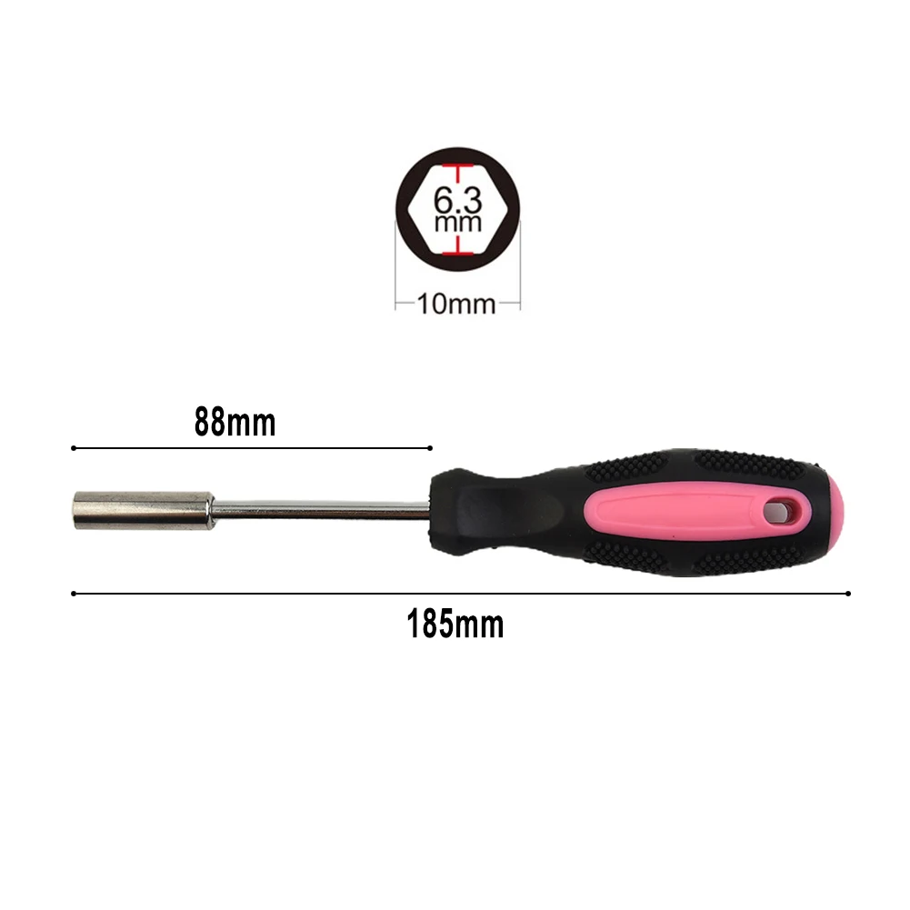 Red Magnetic Bit Holder Screwdriver Spinner Handle 1/4 Inch (6.35mm) Hex Drive Ferramentas Herramientas Destornillador
Red Magnetic Bit Holder Screwdriver Spinner Handle 1/4 Inch (6.35mm) Hex Drive Ferramentas Herramientas Destornillador