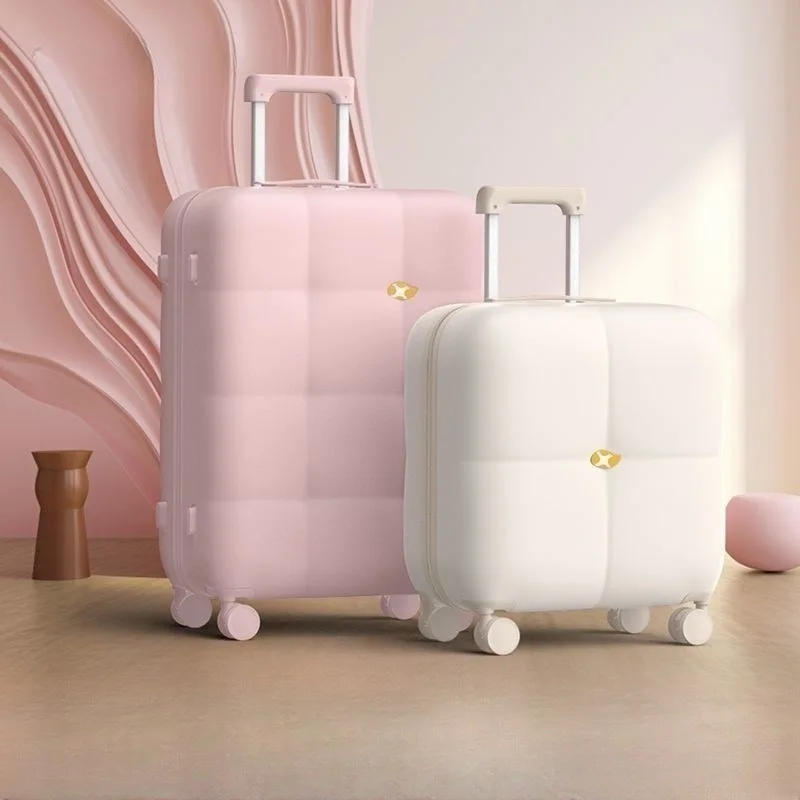 Trolley Case Imported PC Macaron Large Capacity Rolling Luggage Ultra-Light for Girls and Women 20inch Carry-ons Zipper Suitcase
Trolley Case Imported PC Macaron Large Capacity Rolling Luggage Ultra-Light for Girls and Women 20inch Carry-ons Zipper Suitcase