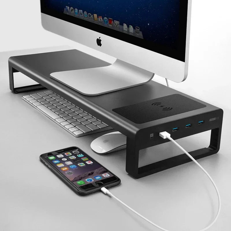 Металлический монитор с 4 портами usb 3,0 на заказ с 15 Вт беспроводным зарядным устройством и подставкой для ноутбука
Металлический монитор с 4 портами usb 3,0 на заказ с 15 Вт беспроводным зарядным устройством и подставкой для ноутбука