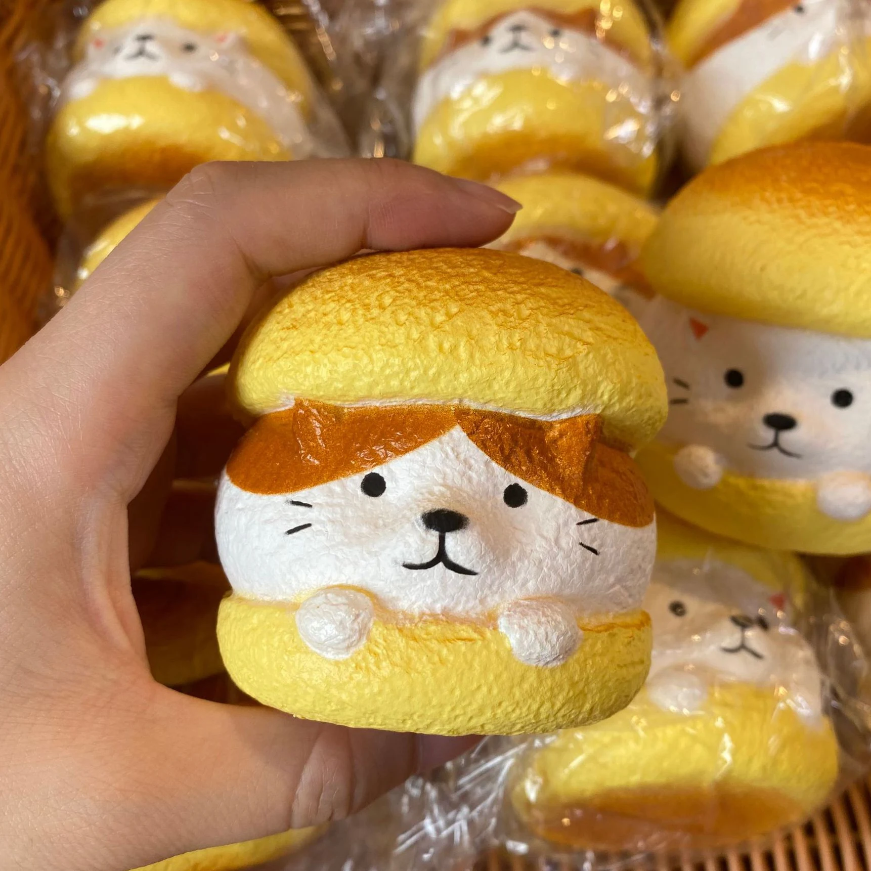 

Squishy Toy Puppy Kitty Bread Creative Kids Fidget Toy Animal Antistress Slow Rising Squeeze Stress Ball Toys Spoof Tease People