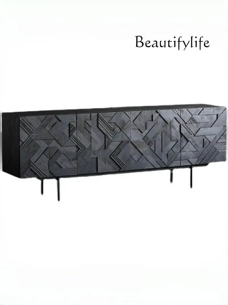 Nordic Solid Wood Sideboard Simple Modern Light Luxury Living Room Mid-Ancient Industrial Wind TV Cabinet
Nordic Solid Wood Sideboard Simple Modern Light Luxury Living Room Mid-Ancient Industrial Wind TV Cabinet