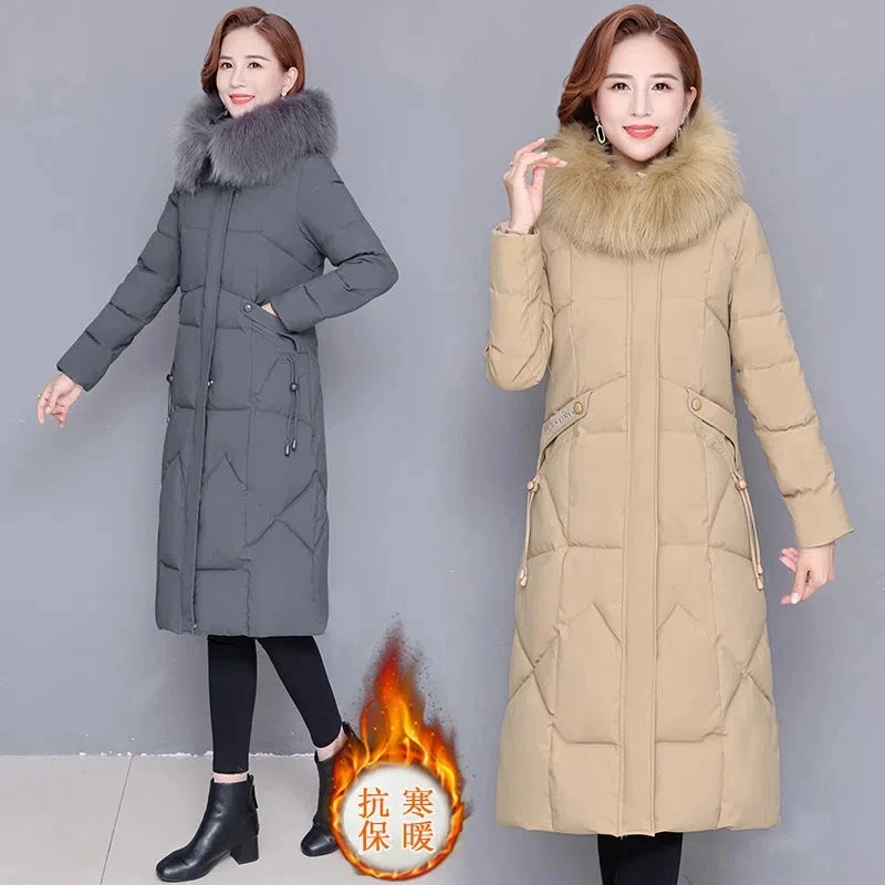 Parkas Women 2022 Winter New Fashion Slim Casual Fur Collar Thick Padded Coat Female Large Size Hooded Long Down Cotton Jacket
Parkas Women 2022 Winter New Fashion Slim Casual Fur Collar Thick Padded Coat Female Large Size Hooded Long Down Cotton Jacket