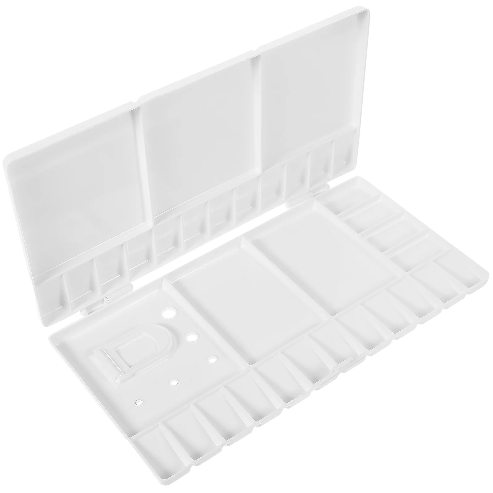 1Pcs Watercolor Folding Tray Mixing Tray with Thumbhole and 33 Compartments for Gouache Oil Pigment Tool
1Pcs Watercolor Folding Tray Mixing Tray with Thumbhole and 33 Compartments for Gouache Oil Pigment Tool