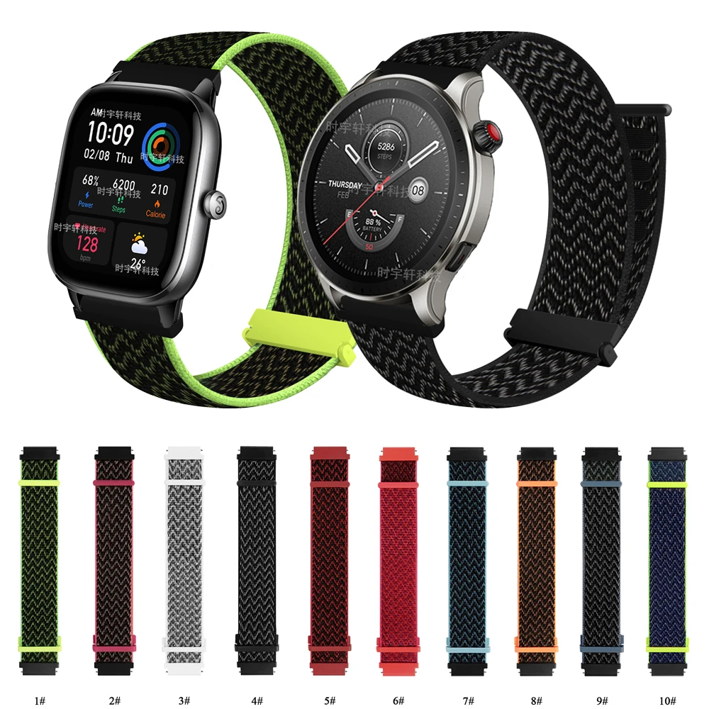 Ремешок нейлоновый для Amazfit GTS 4 Mini 2 2E/Bip U/Bip 3, браслет для спортивных мужских и женских часов Anazfit GTR 4 3 Pro, 22 мм 20 мм
Ремешок нейлоновый для Amazfit GTS 4 Mini 2 2E/Bip U/Bip 3, браслет для спортивных мужских и женских часов Anazfit GTR 4 3 Pro, 22 мм 20 мм