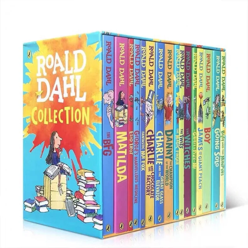 16 Books/Set Roald Dahl Collection Children's Literature English Picture Novel Story Book Set Early Educaction Reading for Kid
16 Books/Set Roald Dahl Collection Children's Literature English Picture Novel Story Book Set Early Educaction Reading for Kid