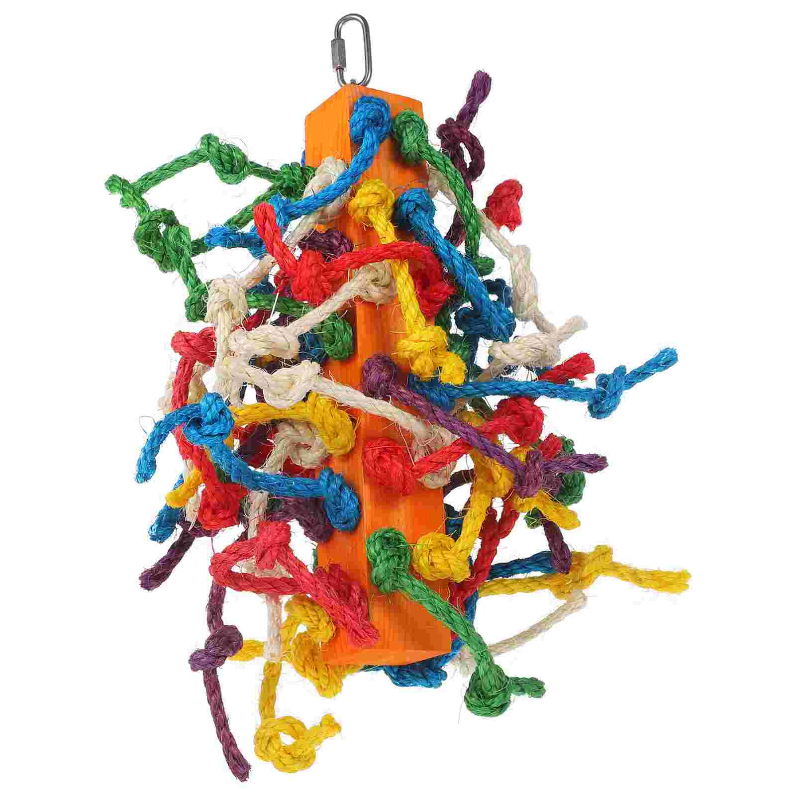 Colorful Sisal Rope Bird Chewing Foraging Toys Birdcage Pendant Parakeet Birds Parrot Shredding Hanging The
Colorful Sisal Rope Bird Chewing Foraging Toys Birdcage Pendant Parakeet Birds Parrot Shredding Hanging The