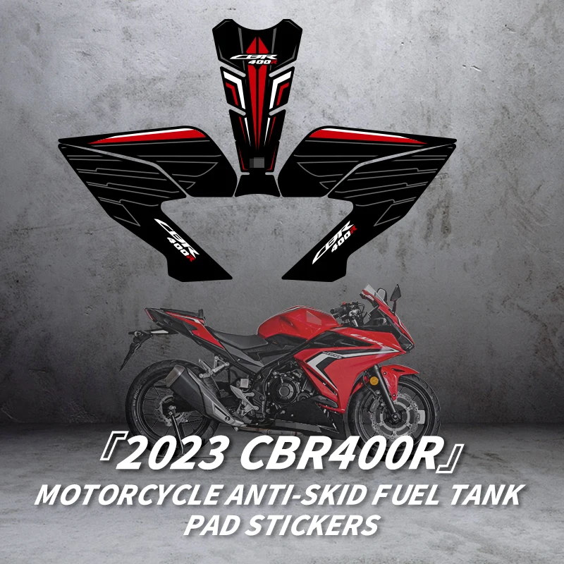 Аксессуары для мотоциклов Honda CBR400R 2023, топливный бак, нескользящая декоративная наклейка, комплект защитных наклеек
Аксессуары для мотоциклов Honda CBR400R 2023, топливный бак, нескользящая декоративная наклейка, комплект защитных наклеек
