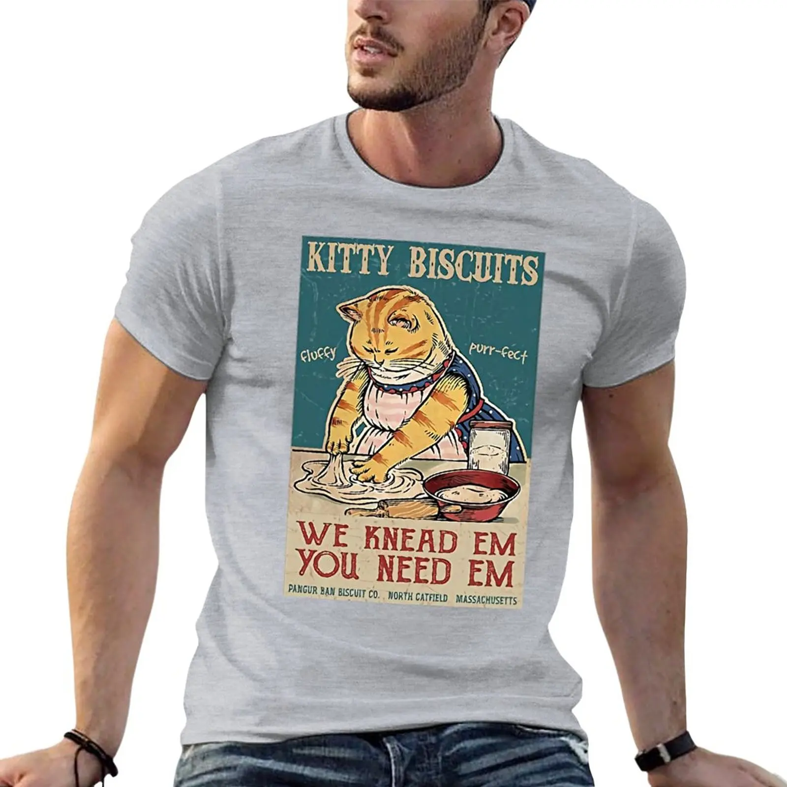 Kitty Biscuits We Knead Em You Need Em T-Shirt T-shirt short vintage t shirt T-shirt for a boy mens plain t shirts
Kitty Biscuits We Knead Em You Need Em T-Shirt T-shirt short vintage t shirt T-shirt for a boy mens plain t shirts