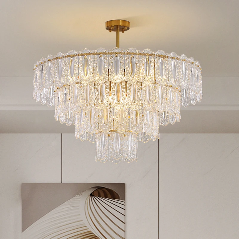 GPD Modern Luxury Glass Leaf Chandelier Bedroom French Nordic LED Light For Dining Living Study Room Home Appliance Lampar Villa
GPD Modern Luxury Glass Leaf Chandelier Bedroom French Nordic LED Light For Dining Living Study Room Home Appliance Lampar Villa