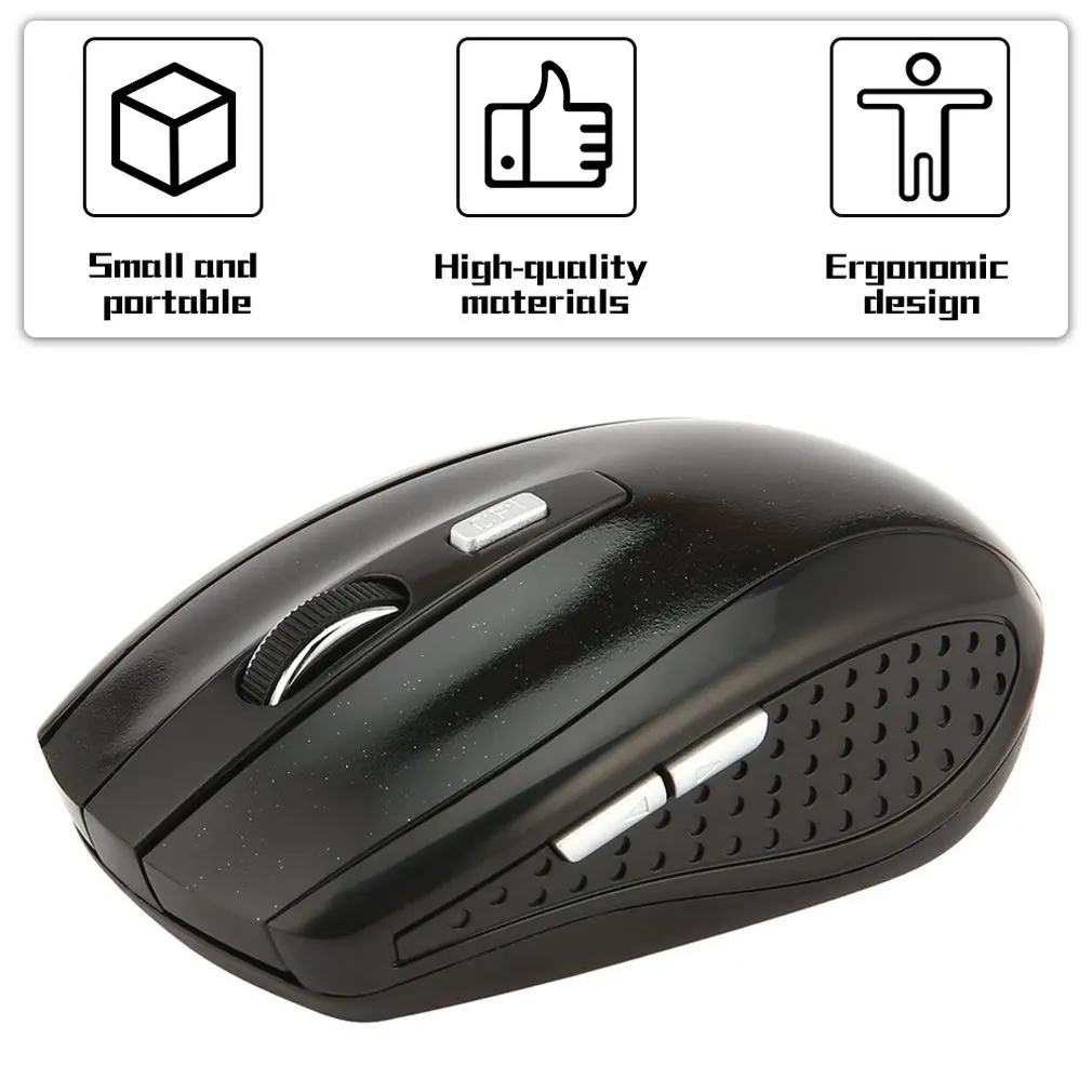 

Wireless Mouse 3 Adjustable DPI 2.4G Wireless Mice with USB Receiver Portable Ultra Thin Optical Mouse For PC Laptop Notebook