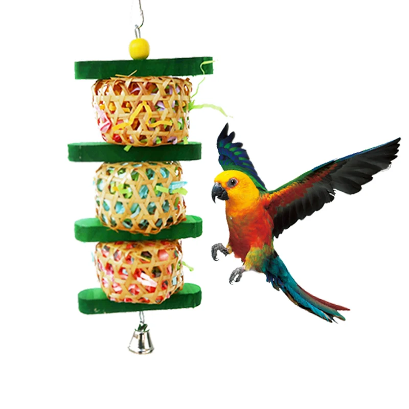 Parrot Bird Toy Rattan Paper Silk Wooden Chewing Skewers Pet Chewing Toy Parrot Bird Biting Toy Hanging Wooden Branch Rattan
Parrot Bird Toy Rattan Paper Silk Wooden Chewing Skewers Pet Chewing Toy Parrot Bird Biting Toy Hanging Wooden Branch Rattan