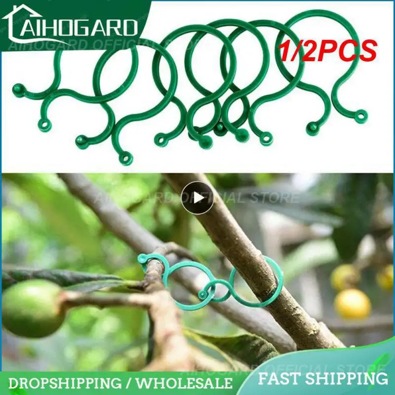1/2PCS Garden Plant Clips For Vegetable Growing Upright Plant Holder Green Plastic Bundled Ring Garden Stand Tool Vine Support
1/2PCS Garden Plant Clips For Vegetable Growing Upright Plant Holder Green Plastic Bundled Ring Garden Stand Tool Vine Support