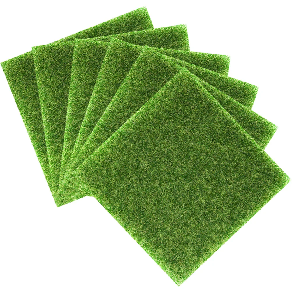 6 Pcs Mini Lawn Craft Grass Mat Small Fake Accessories Decorative Square Pvc Wear-resistant Pad
6 Pcs Mini Lawn Craft Grass Mat Small Fake Accessories Decorative Square Pvc Wear-resistant Pad