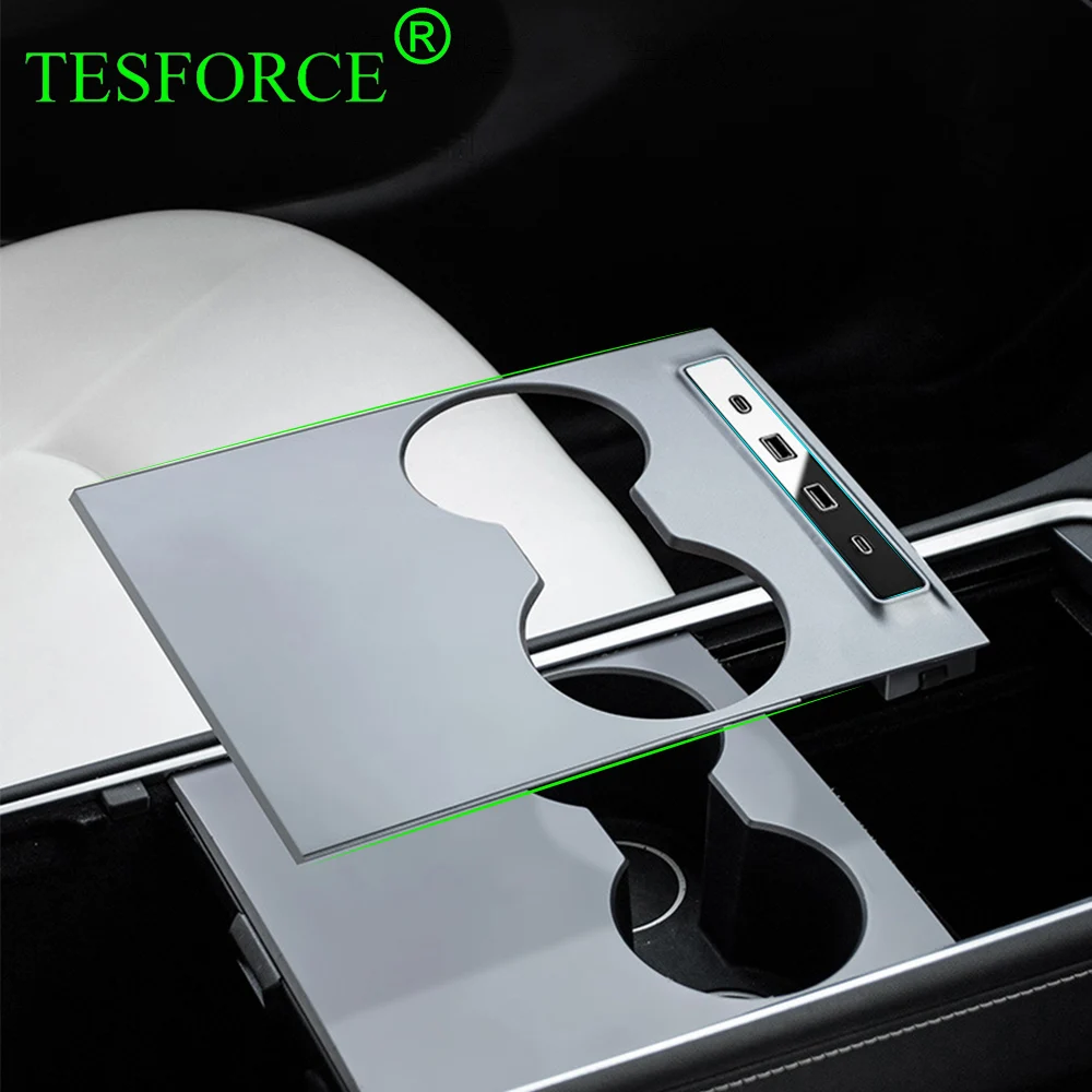 27W Quick Charger USB Type-C Shunt Hub For Tesla Model3/Y 2021 -2023 Intelligent Docking Station 4Ports Adapter Powered Splitter
27W Quick Charger USB Type-C Shunt Hub For Tesla Model3/Y 2021 -2023 Intelligent Docking Station 4Ports Adapter Powered Splitter