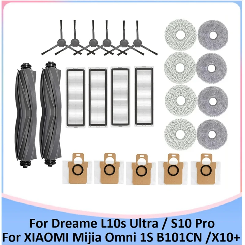 Набор аксессуаров для пылесоса Dreame L10S Ultra/L10 Ultra/L10S Pro Xiaomi Mijia Omni 1S/B116 /B101CN
Набор аксессуаров для пылесоса Dreame L10S Ultra/L10 Ultra/L10S Pro Xiaomi Mijia Omni 1S/B116 /B101CN