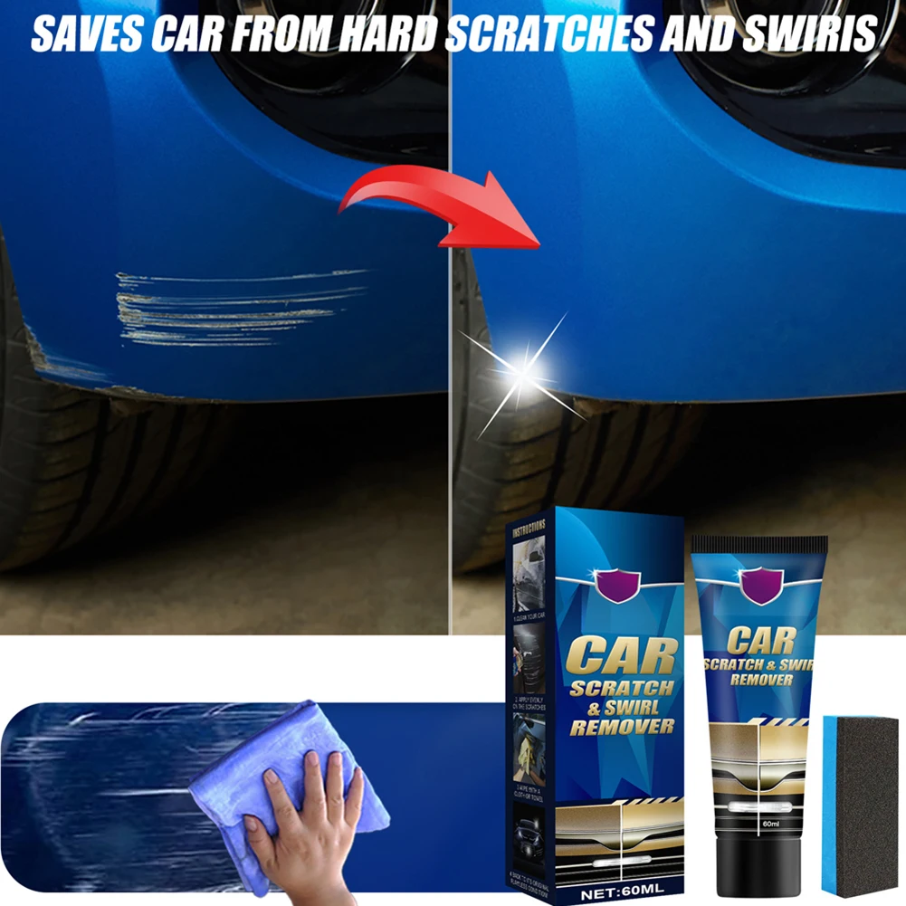 1x Car Scratch Repair Paste Polishing Wax Scratching Maintenance Bule ABS Paint Care Accessories 10.6*3.1*3.1cm 15/60/120ml
1x Car Scratch Repair Paste Polishing Wax Scratching Maintenance Bule ABS Paint Care Accessories 10.6*3.1*3.1cm 15/60/120ml