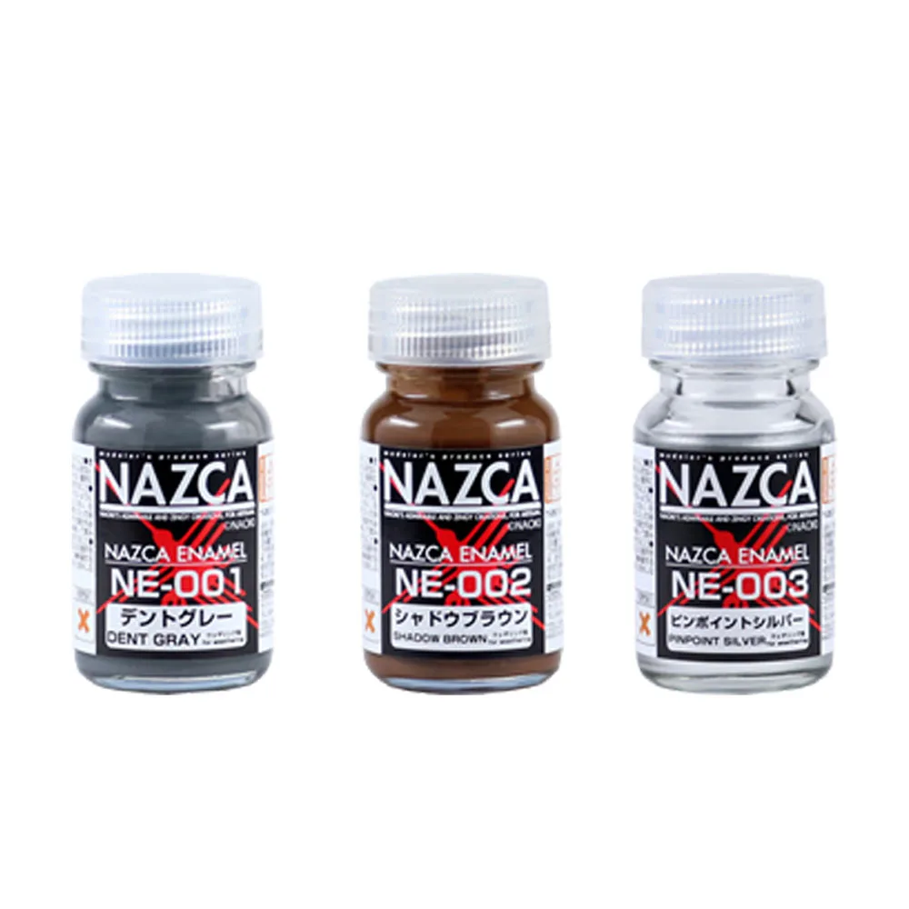 10ml NE001~003 NAZCA Models Weathering Enamel Paint For DIY Handcraft Military Tank Ship Plane Soldier Coloring Building Tool
10ml NE001~003 NAZCA Models Weathering Enamel Paint For DIY Handcraft Military Tank Ship Plane Soldier Coloring Building Tool