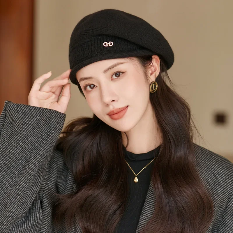 Woman's Winter Wool Beret Fashion Ladies Solid Warmer Painter Hat Girl Autumn Knitted Hat Casual Daily Wind Protection Hats
Woman's Winter Wool Beret Fashion Ladies Solid Warmer Painter Hat Girl Autumn Knitted Hat Casual Daily Wind Protection Hats