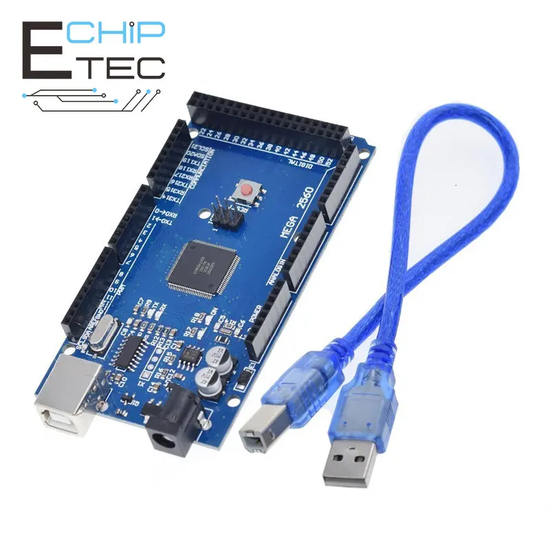 Free shipping MEGA2560 MEGA 2560 R3 (ATmega2560-16AU CH340G) AVR USB Development Board MEGA2560 with Cable for Arduino
Free shipping MEGA2560 MEGA 2560 R3 (ATmega2560-16AU CH340G) AVR USB Development Board MEGA2560 with Cable for Arduino