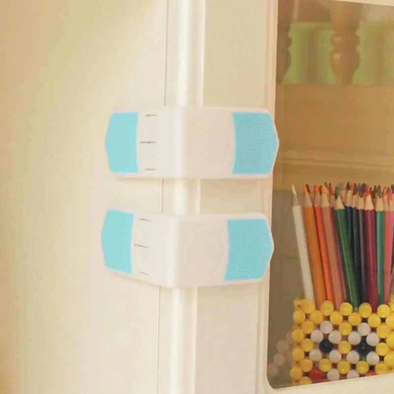 5pcs/Lot Child Safety Lock Baby Supplies Color Double Snaps At Right Angles To Drawer Cabinet Infant Protection
5pcs/Lot Child Safety Lock Baby Supplies Color Double Snaps At Right Angles To Drawer Cabinet Infant Protection