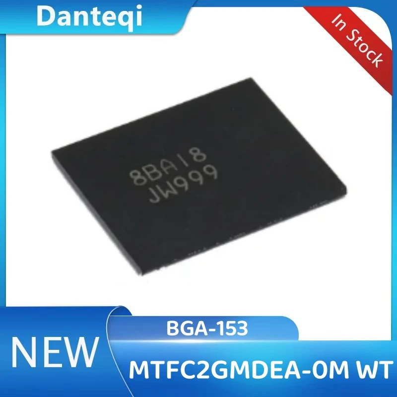 

5pcs/lot MTFC2GMDEA-0M WT MTFC2GMDEA Screen printing JW999 BGA-153 memory chip IC