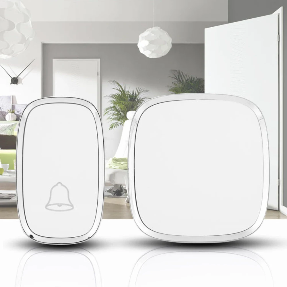 Wireless Doorbell Waterproof Self-powered Button Smart Door Bell Sets Home Welcome Outdoor House Chimes Receiver
Wireless Doorbell Waterproof Self-powered Button Smart Door Bell Sets Home Welcome Outdoor House Chimes Receiver