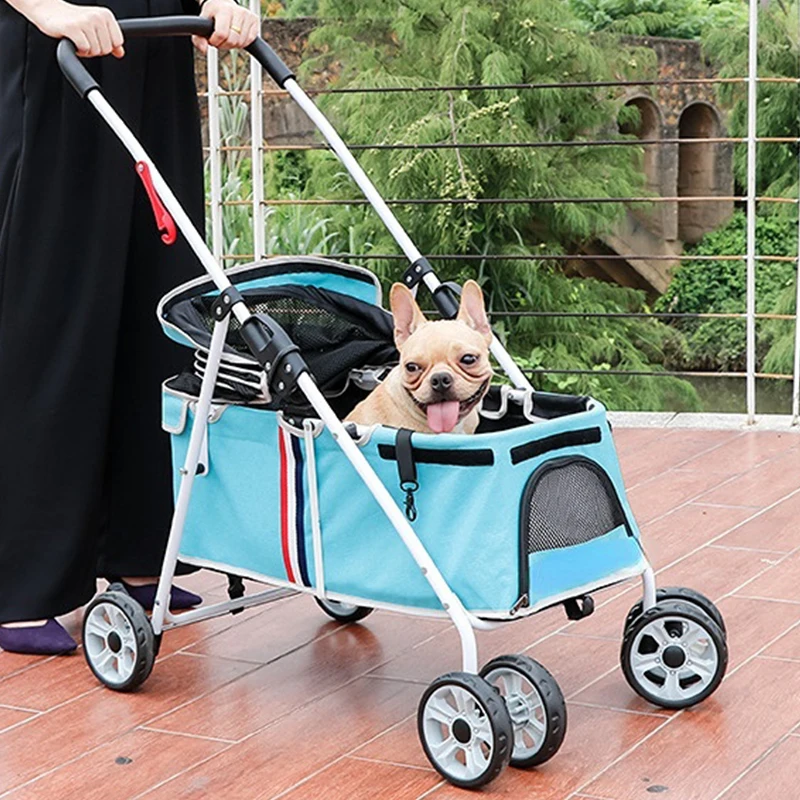 Dog Stroller Small And Medium Size Pet Stroller Teddy Corgi Puppy Out Trolley Cat Travel Cart Portable Foldable
Dog Stroller Small And Medium Size Pet Stroller Teddy Corgi Puppy Out Trolley Cat Travel Cart Portable Foldable