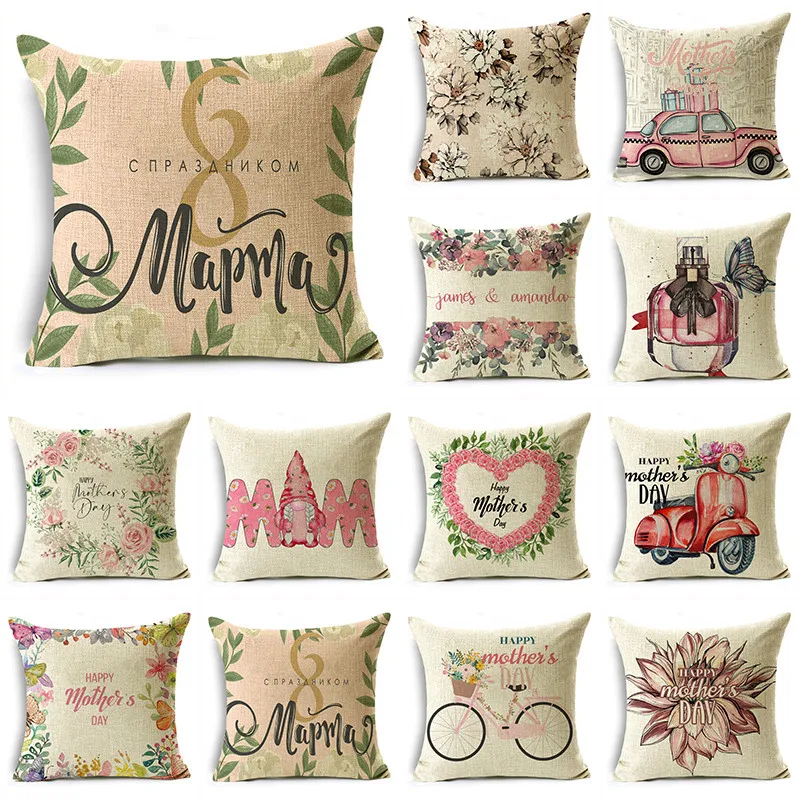 Flowers Series Mother's Day Pattern Square Cushion Cover Pillowcase for Sofa Couch Bedroom Home Decor 40cm 45cm and 50cm
Flowers Series Mother's Day Pattern Square Cushion Cover Pillowcase for Sofa Couch Bedroom Home Decor 40cm 45cm and 50cm