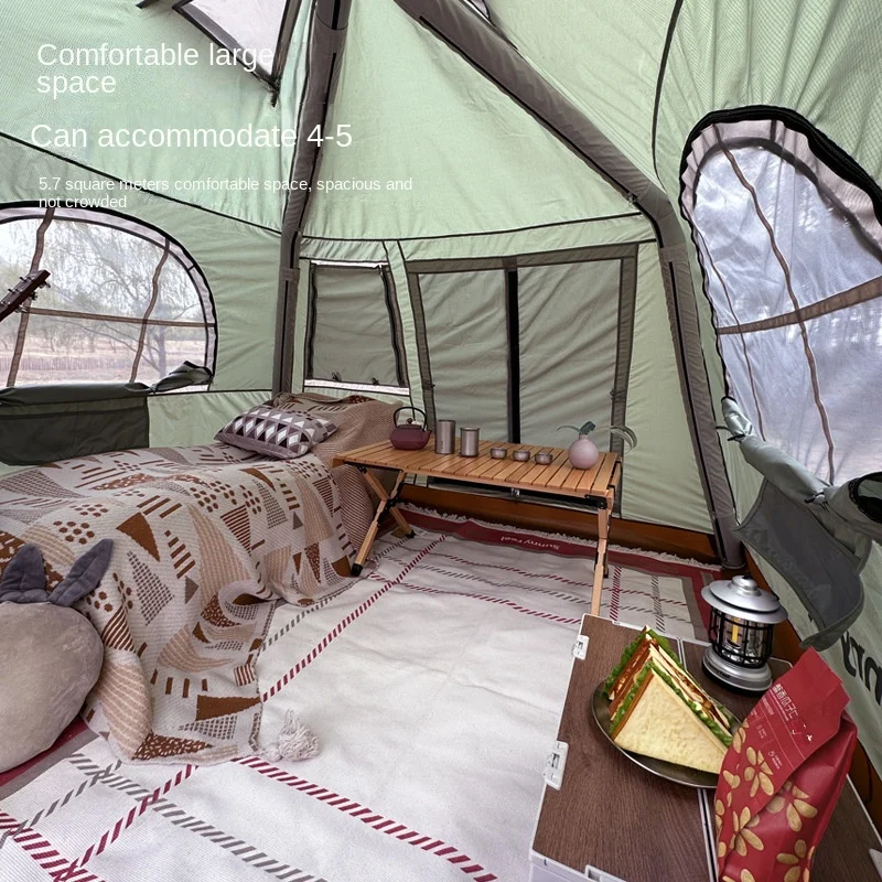 Inflatable Cabin Tent for Sunny Feel, Rainproof Camping Tent, Pop Up Tent for 5-8 People, Mainland China Party Tent
Inflatable Cabin Tent for Sunny Feel, Rainproof Camping Tent, Pop Up Tent for 5-8 People, Mainland China Party Tent