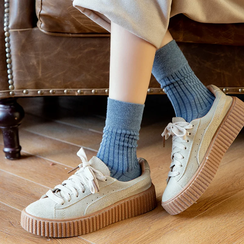 Носки женские длинные свободного покроя, хлопковые Вязаные гольфы в японском стиле, хаки, высокие однотонные Черные Серые в стиле Харадзюку
Носки женские длинные свободного покроя, хлопковые Вязаные гольфы в японском стиле, хаки, высокие однотонные Черные Серые в стиле Харадзюку