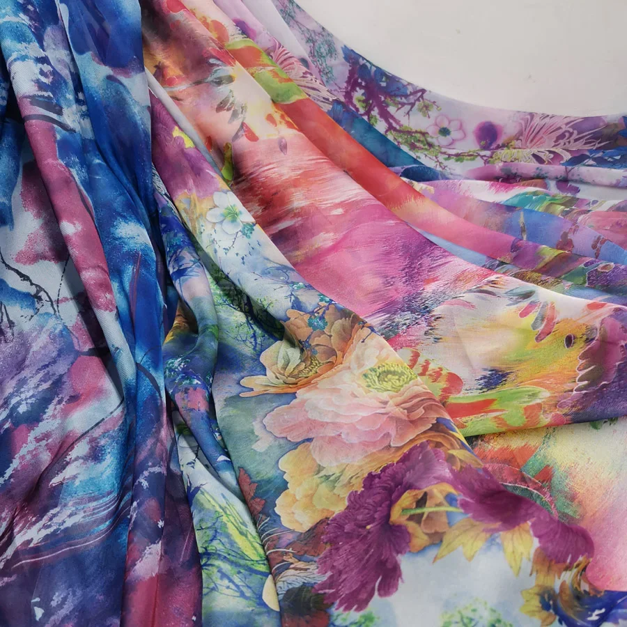 On Sale Chiffon Fabric Beach Skirt Scarf Shirt Flowing Thin DIY Fabric 30D Printed
On Sale Chiffon Fabric Beach Skirt Scarf Shirt Flowing Thin DIY Fabric 30D Printed