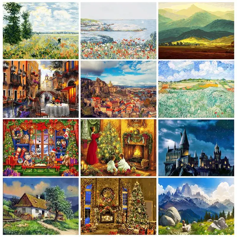 CHENISTORY DIY Framed Paint By Number Canvas Painting Kits Handpainted Gift Drawing On Canvas Landscape Home Decor Wall Art
CHENISTORY DIY Framed Paint By Number Canvas Painting Kits Handpainted Gift Drawing On Canvas Landscape Home Decor Wall Art
