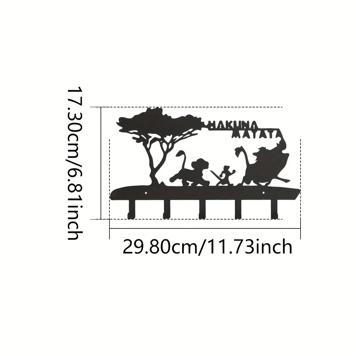 CIFBUY Key Holder Wall Mounted Key Holders for Wall Decorative with 5 Hooks Black Metal Key Organizer Rack Hanger Home Decor
CIFBUY Key Holder Wall Mounted Key Holders for Wall Decorative with 5 Hooks Black Metal Key Organizer Rack Hanger Home Decor