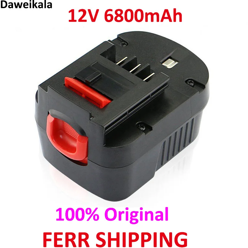 12 В 6800 мАч перезаряжаемая батарея для инструмента Black & Decker A12 A12ex Fsb12 Fs120b A1712 Hp12k HP12 литий-ионная запасная батарея Dri
12 В 6800 мАч перезаряжаемая батарея для инструмента Black & Decker A12 A12ex Fsb12 Fs120b A1712 Hp12k HP12 литий-ионная запасная батарея Dri