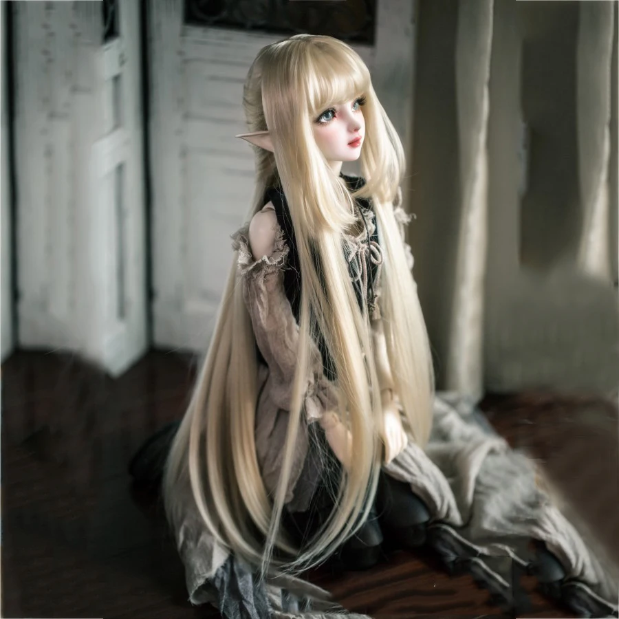 Good Quality Heat Resistant Synthetic Hair Beautiful Straight 1/3 1/4 BJD Doll Wigs
Good Quality Heat Resistant Synthetic Hair Beautiful Straight 1/3 1/4 BJD Doll Wigs