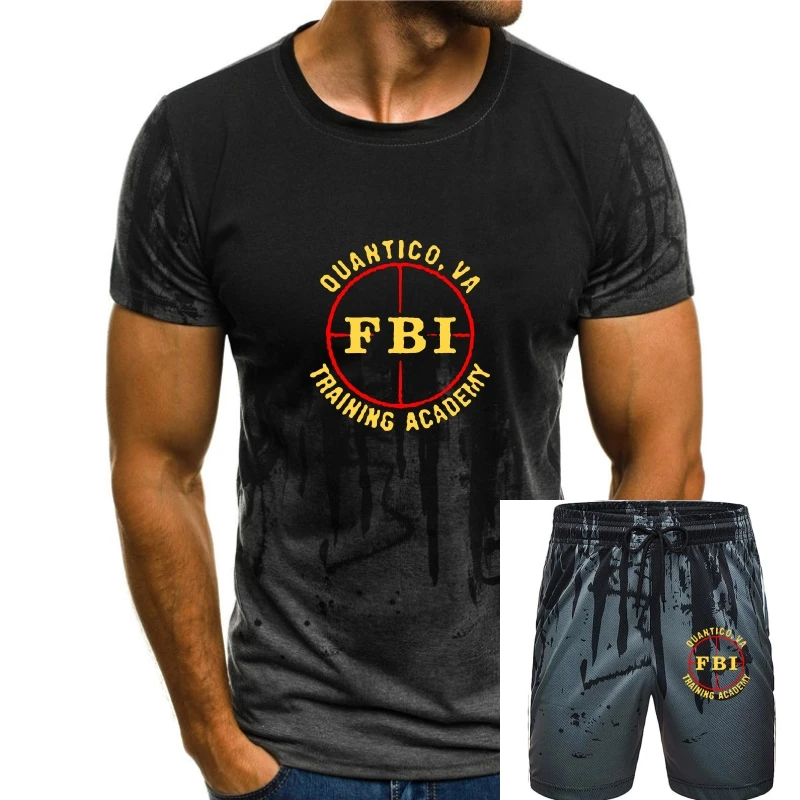 

2020 Fashion Fbi Training Academy Quantico Va - Custom Men'S T-Shirt Tee Double Side