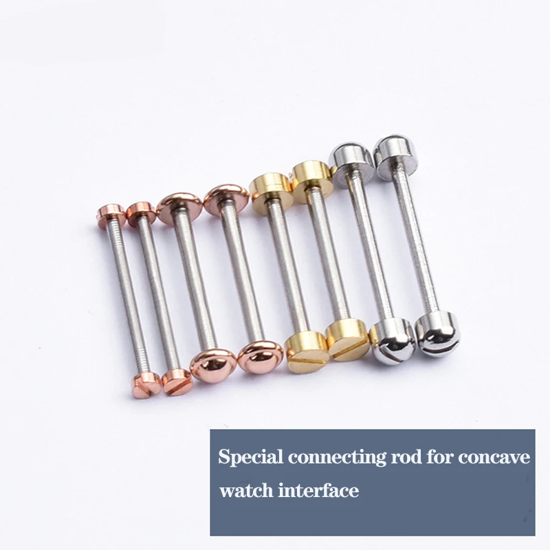 Screw-In Watch Lug Stem Link Kit Watch Screw Tube Rod Spring Bar for Leather Watchband Strap Rose Gold Silver 14 16 18 20 22mm
Screw-In Watch Lug Stem Link Kit Watch Screw Tube Rod Spring Bar for Leather Watchband Strap Rose Gold Silver 14 16 18 20 22mm