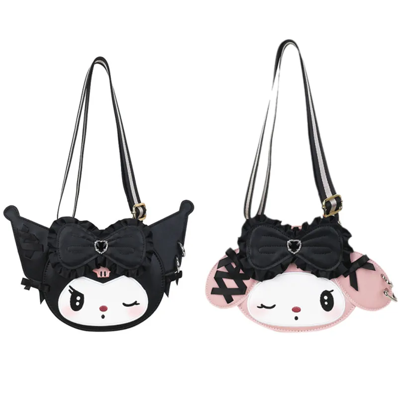 Kawaii Sanrio 3D Лук серия сумка-мессенджер Kuromi My Melody креативная искусственная кожа девочки мультфильм Наплечная Сумка
Kawaii Sanrio 3D Лук серия сумка-мессенджер Kuromi My Melody креативная искусственная кожа девочки мультфильм Наплечная Сумка