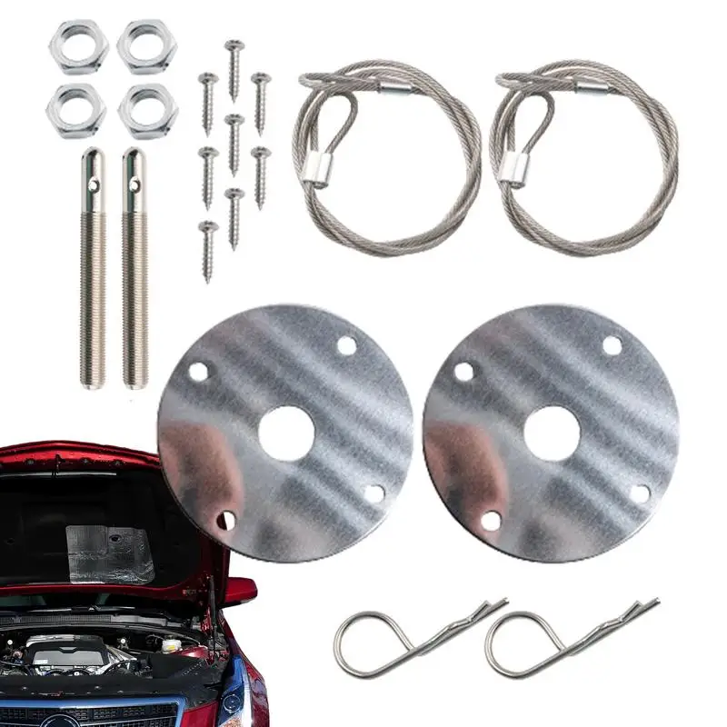 Hood Pin Kit Stainless Steel Hood Pin Plate Lock Kit Engine Hood Pin Plate Bonnet Lock Clip Kit Car Modified Accessory Bumper
Hood Pin Kit Stainless Steel Hood Pin Plate Lock Kit Engine Hood Pin Plate Bonnet Lock Clip Kit Car Modified Accessory Bumper