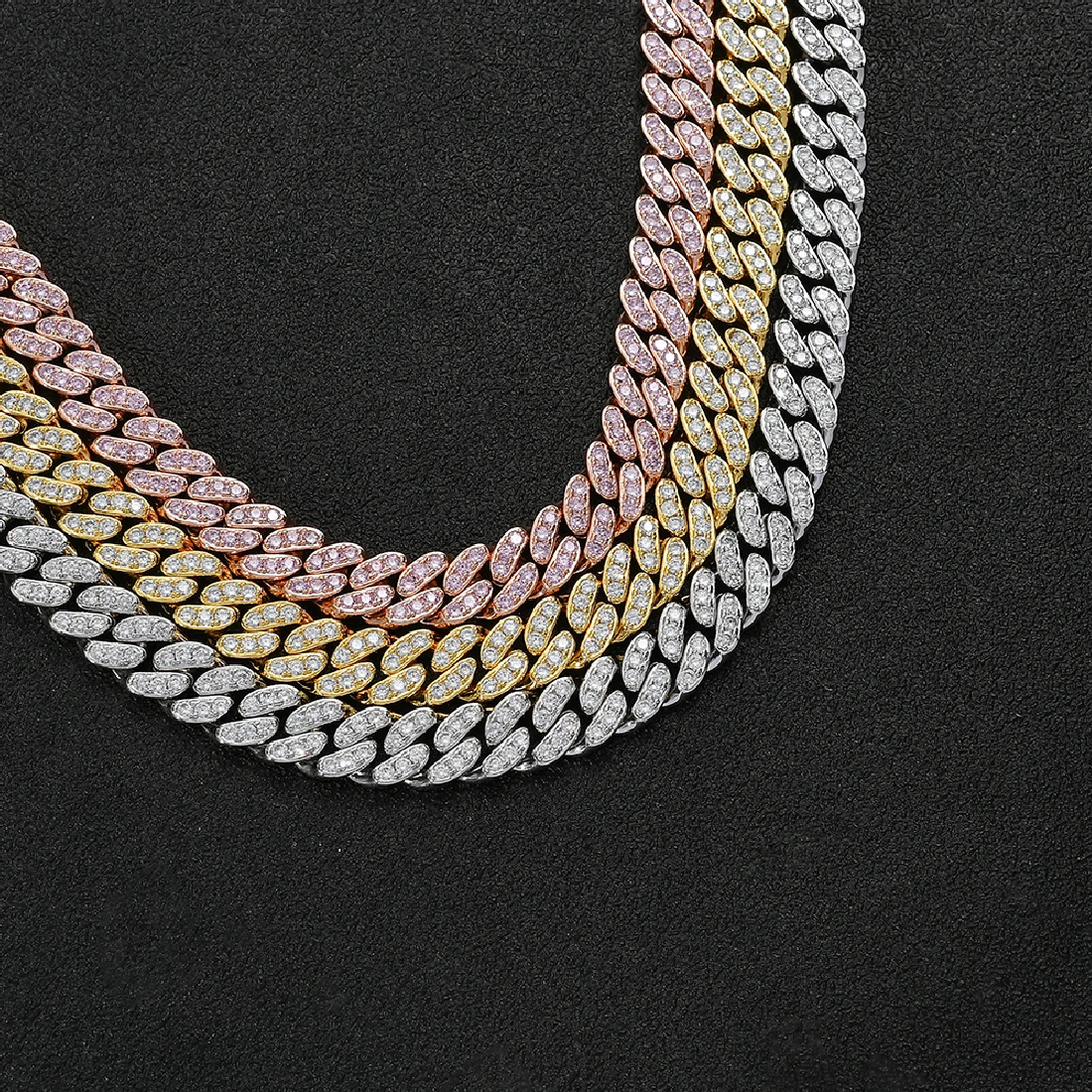 12mm 16inch 18inch 22inch Brass Cuban Chain Necklace with Brass Setting Zircon Clasp Hip Hop BLING BLING BC002
12mm 16inch 18inch 22inch Brass Cuban Chain Necklace with Brass Setting Zircon Clasp Hip Hop BLING BLING BC002