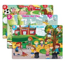 28/120 Pcs Paper Puzzle 10 Pieces Of Animal Dinosaur Story Puzzle Cartoon Preschooler Baby Learning Puzzle Toy ZC
28/120 Pcs Paper Puzzle 10 Pieces Of Animal Dinosaur Story Puzzle Cartoon Preschooler Baby Learning Puzzle Toy ZC